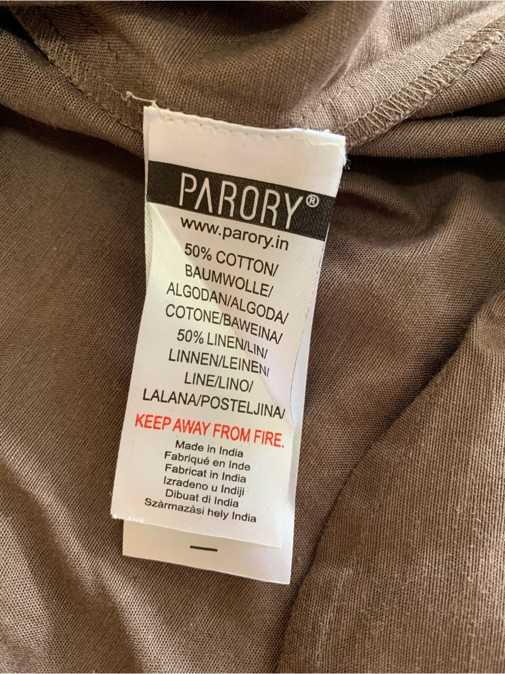 Pre Owned PARORY button up long sleeve Size 6 - Picture 5 of 5